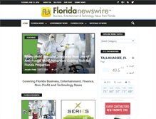 Tablet Screenshot of floridanewswire.com